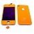 Комплект задняя крышка + Стекло Touch Screen с LCD дисплеем в сборе iPhone 4 оранжевые
