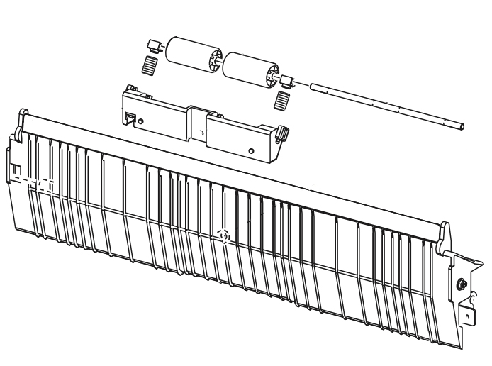 Chute Feeder Assembly Xerox 7500 - 054K35142