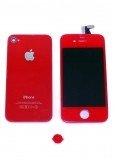 Фотография анонса Комплект задняя крышка + Стекло Touch Screen с LCD дисплеем в сборе iPhone 4 красные