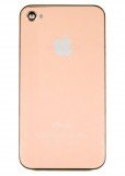 Фотография анонса Задняя стеклянная крышка iPhone 4 Розовое золото